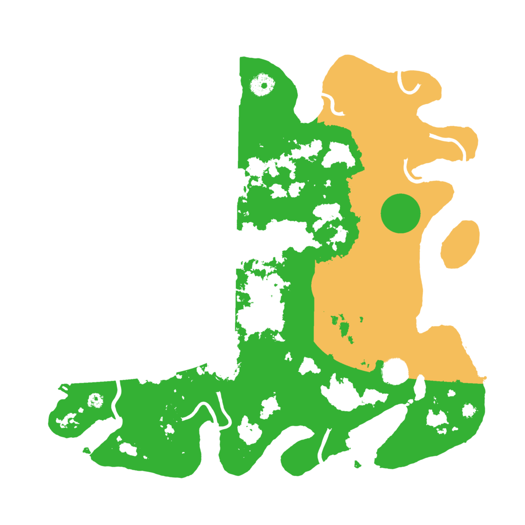 Biome Rust Map: Procedural Map, Size: 3500, Seed: 2501338