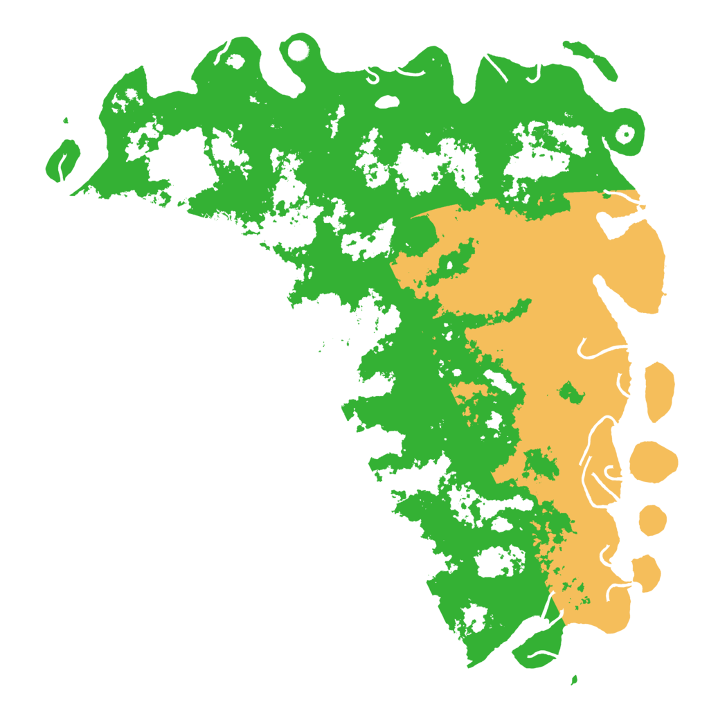 Biome Rust Map: Procedural Map, Size: 6000, Seed: 7161971