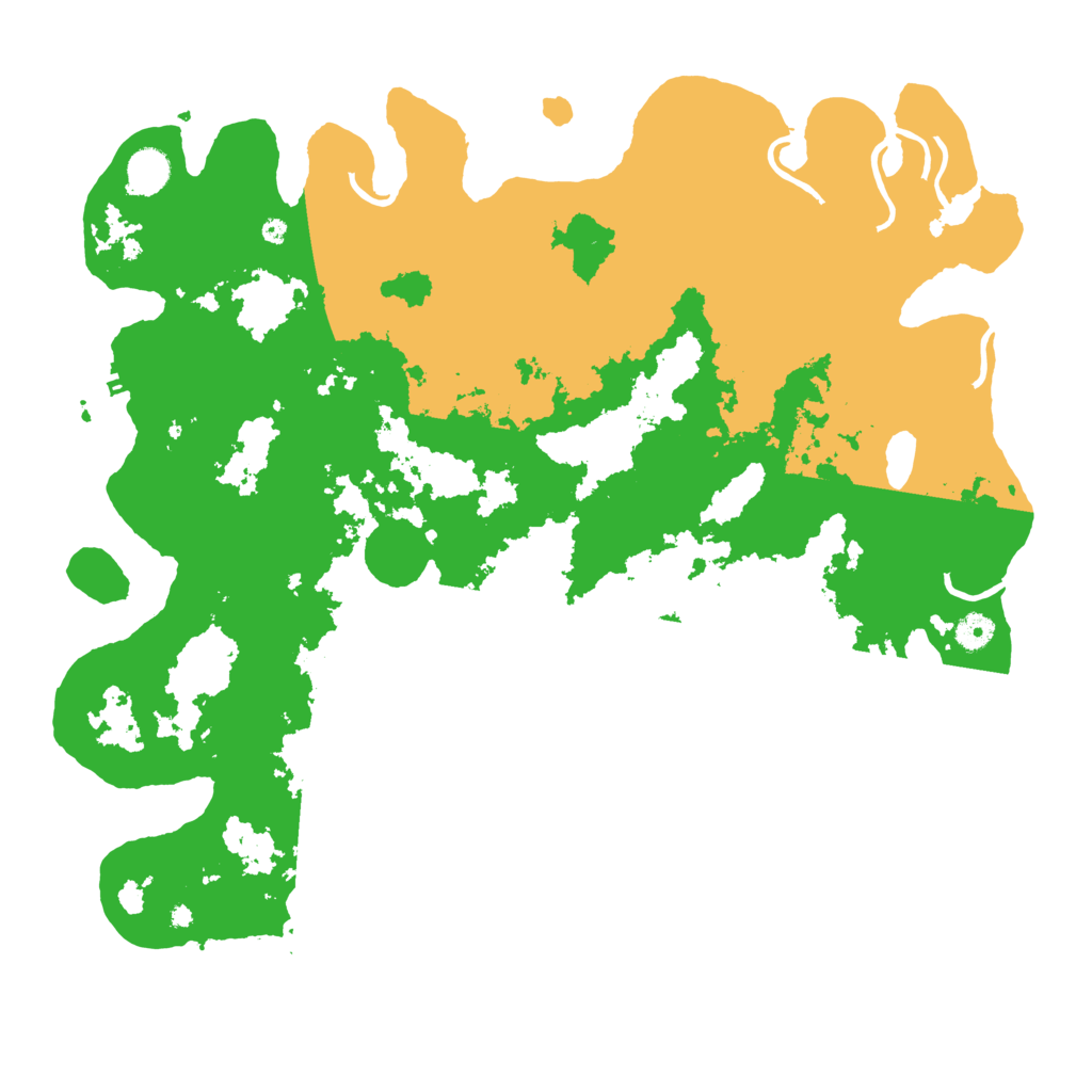 Biome Rust Map: Procedural Map, Size: 4500, Seed: 131234615