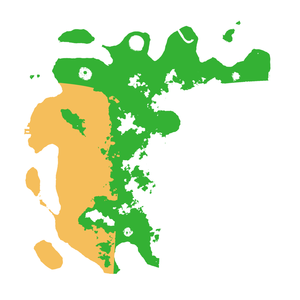 Biome Rust Map: Procedural Map, Size: 3500, Seed: 929910860