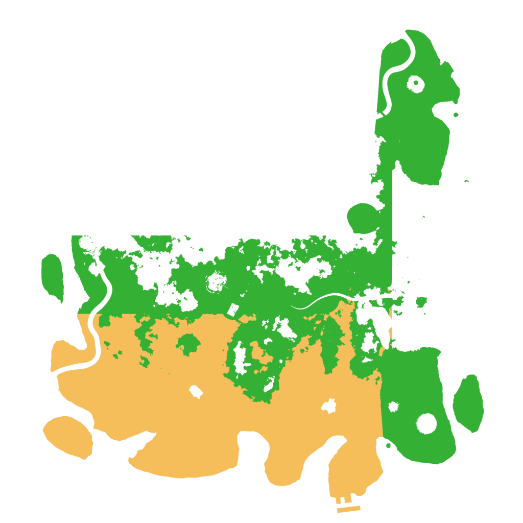 Biome Rust Map: Procedural Map, Size: 4550, Seed: 48581562