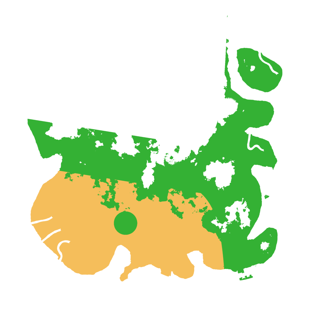 Biome Rust Map: Procedural Map, Size: 3500, Seed: 76535014