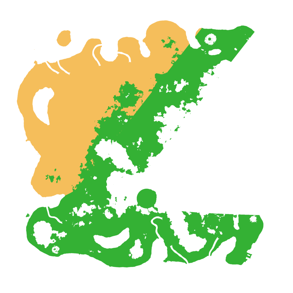 Biome Rust Map: Procedural Map, Size: 3950, Seed: 2036552062