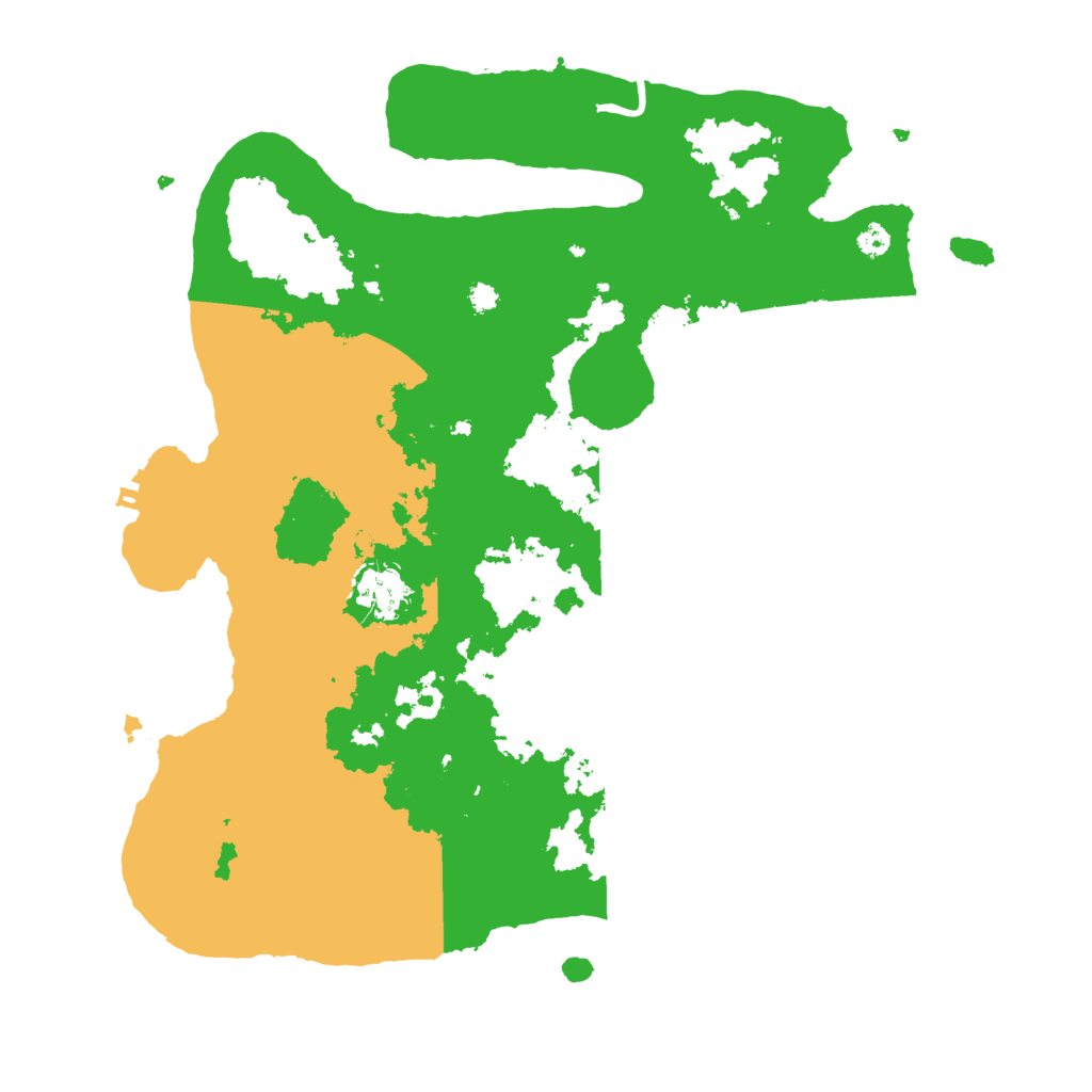 Biome Rust Map: Procedural Map, Size: 3500, Seed: 1036580529