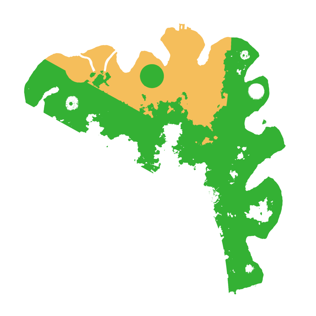 Biome Rust Map: Procedural Map, Size: 3500, Seed: 9867541