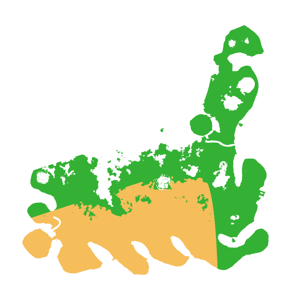 Biome Rust Map: Procedural Map, Size: 3700, Seed: 386344221