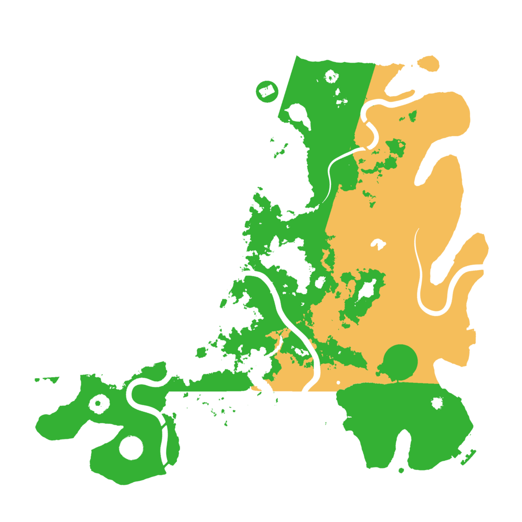 Biome Rust Map: Procedural Map, Size: 4000, Seed: 1453702773