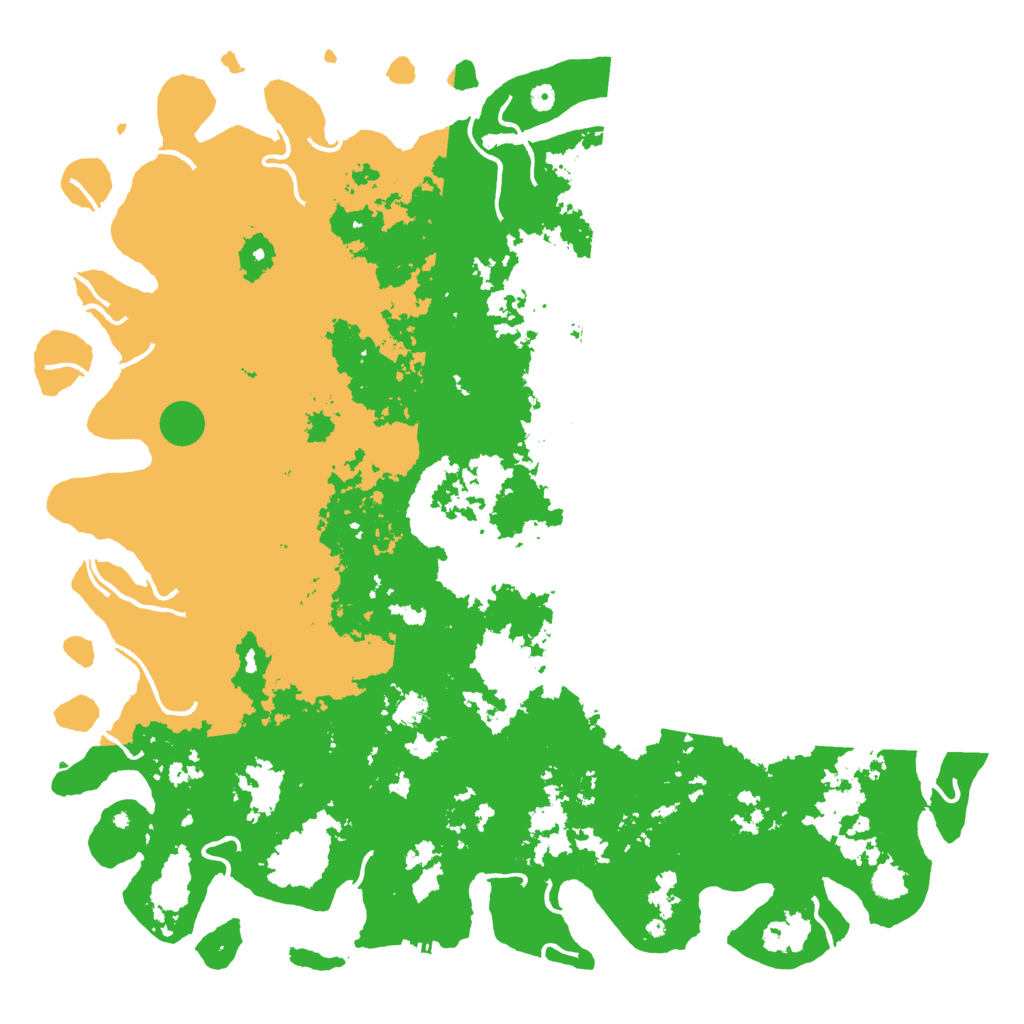 Biome Rust Map: Procedural Map, Size: 6000, Seed: 1193772092