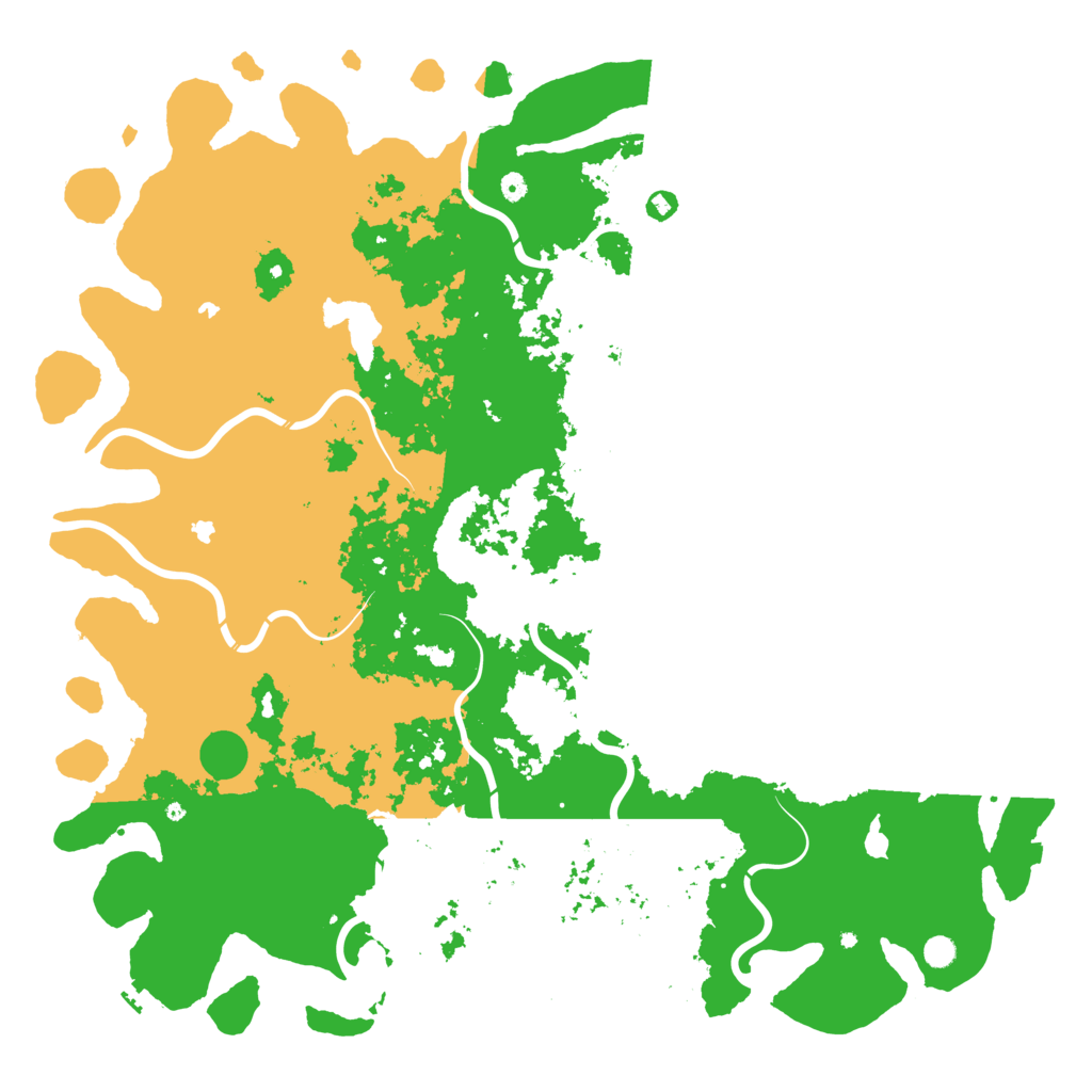 Biome Rust Map: Procedural Map, Size: 6000, Seed: 1193772092