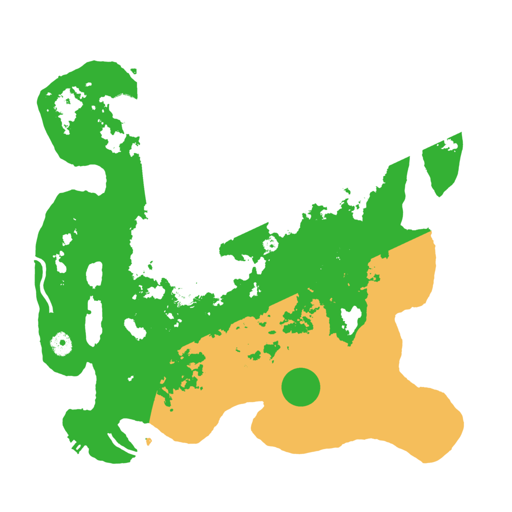 Biome Rust Map: Procedural Map, Size: 3500, Seed: 632321711