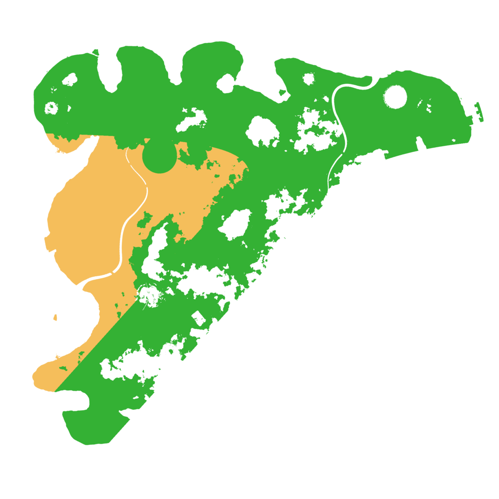 Biome Rust Map: Procedural Map, Size: 3800, Seed: 454