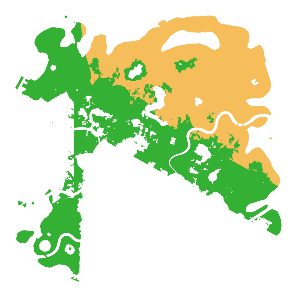 Biome Rust Map: Procedural Map, Size: 4500, Seed: 877414633