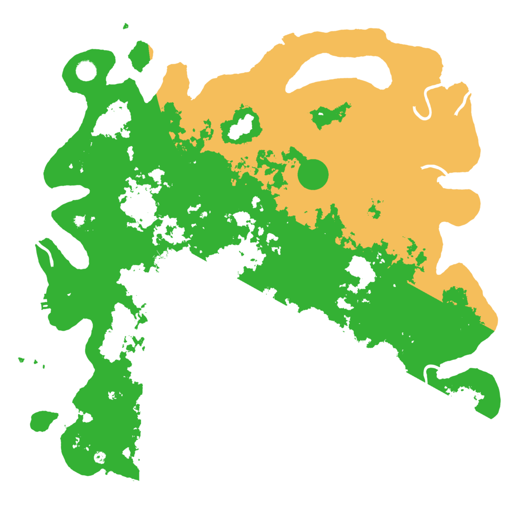 Biome Rust Map: Procedural Map, Size: 4500, Seed: 877414633