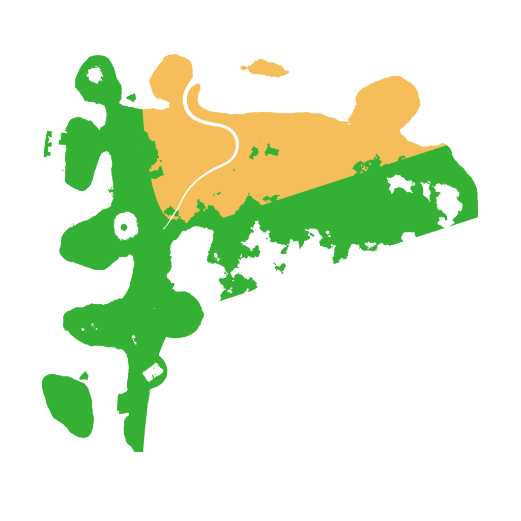Biome Rust Map: Procedural Map, Size: 3000, Seed: 15614