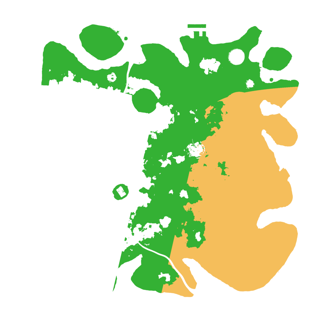 Biome Rust Map: Procedural Map, Size: 3500, Seed: 98274857