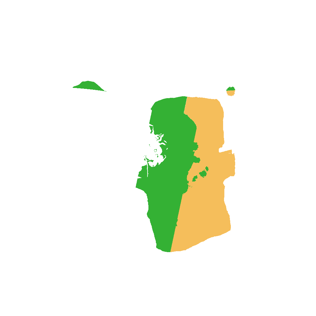 Biome Rust Map: Procedural Map, Size: 1400, Seed: 423045