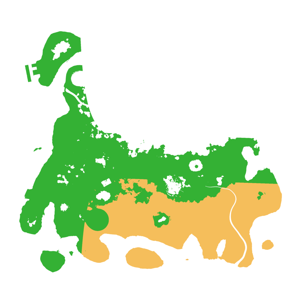 Biome Rust Map: Procedural Map, Size: 3550, Seed: 4880640