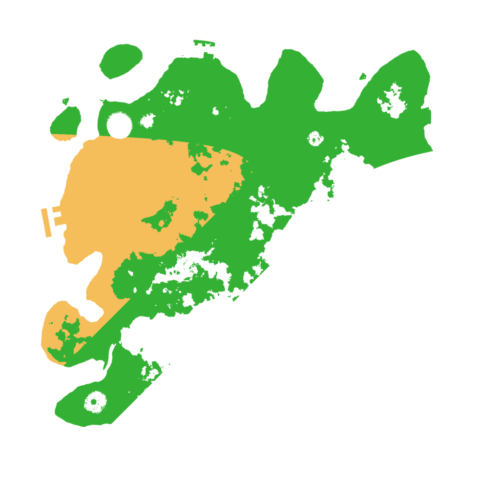 Biome Rust Map: Procedural Map, Size: 3500, Seed: 370857754