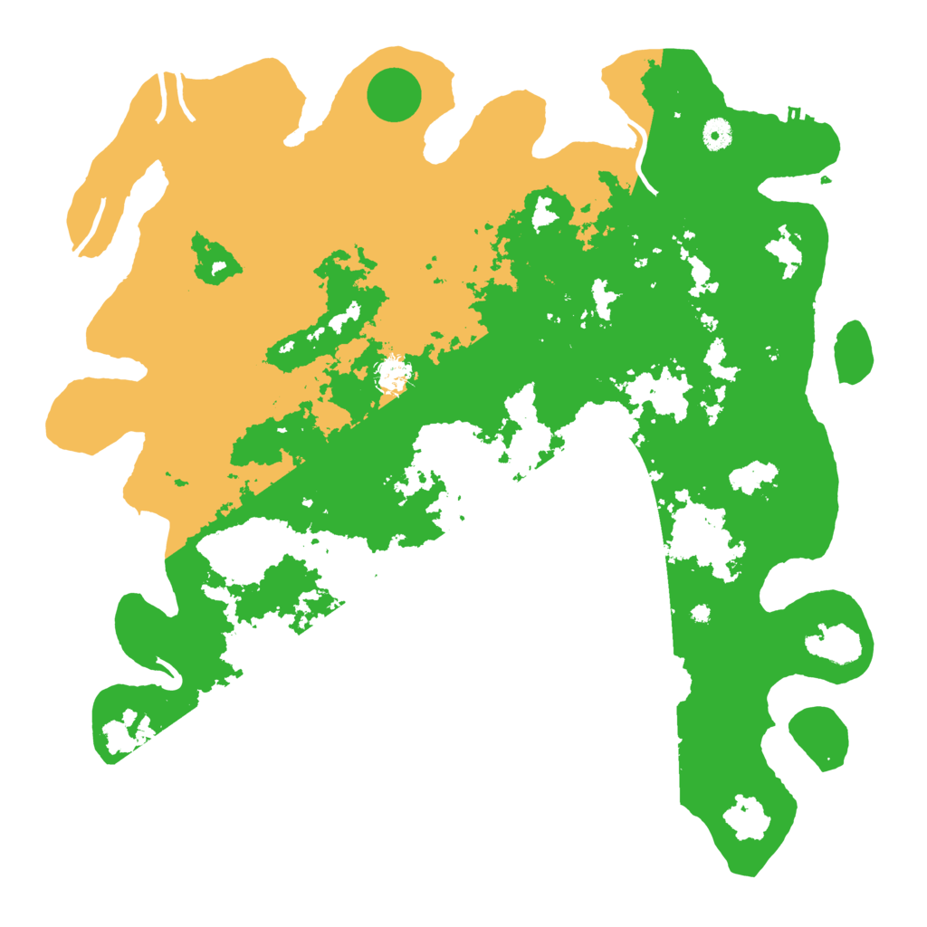 Biome Rust Map: Procedural Map, Size: 4500, Seed: 58305328
