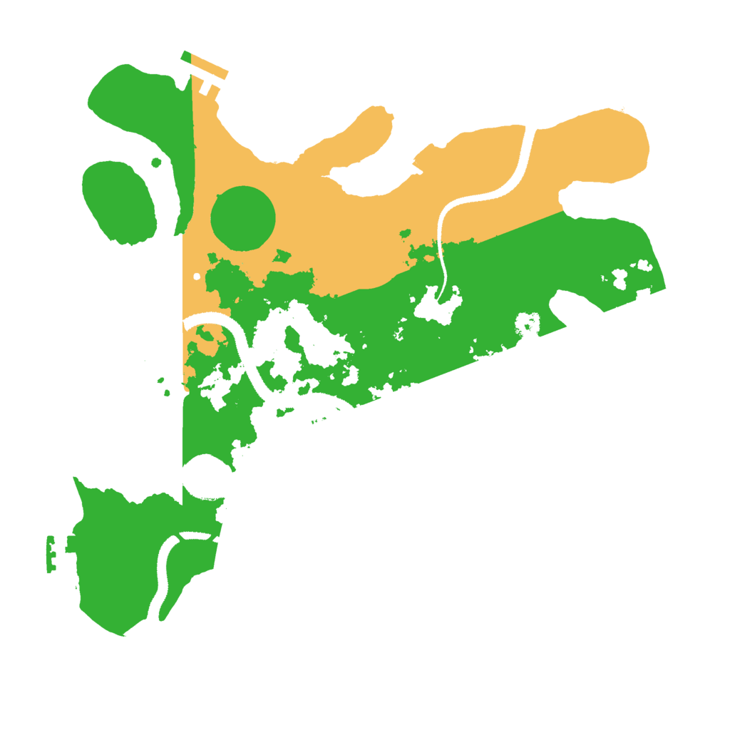 Biome Rust Map: Procedural Map, Size: 3000, Seed: 1764781814