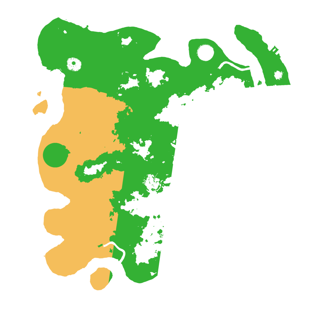 Biome Rust Map: Procedural Map, Size: 3400, Seed: 596561511