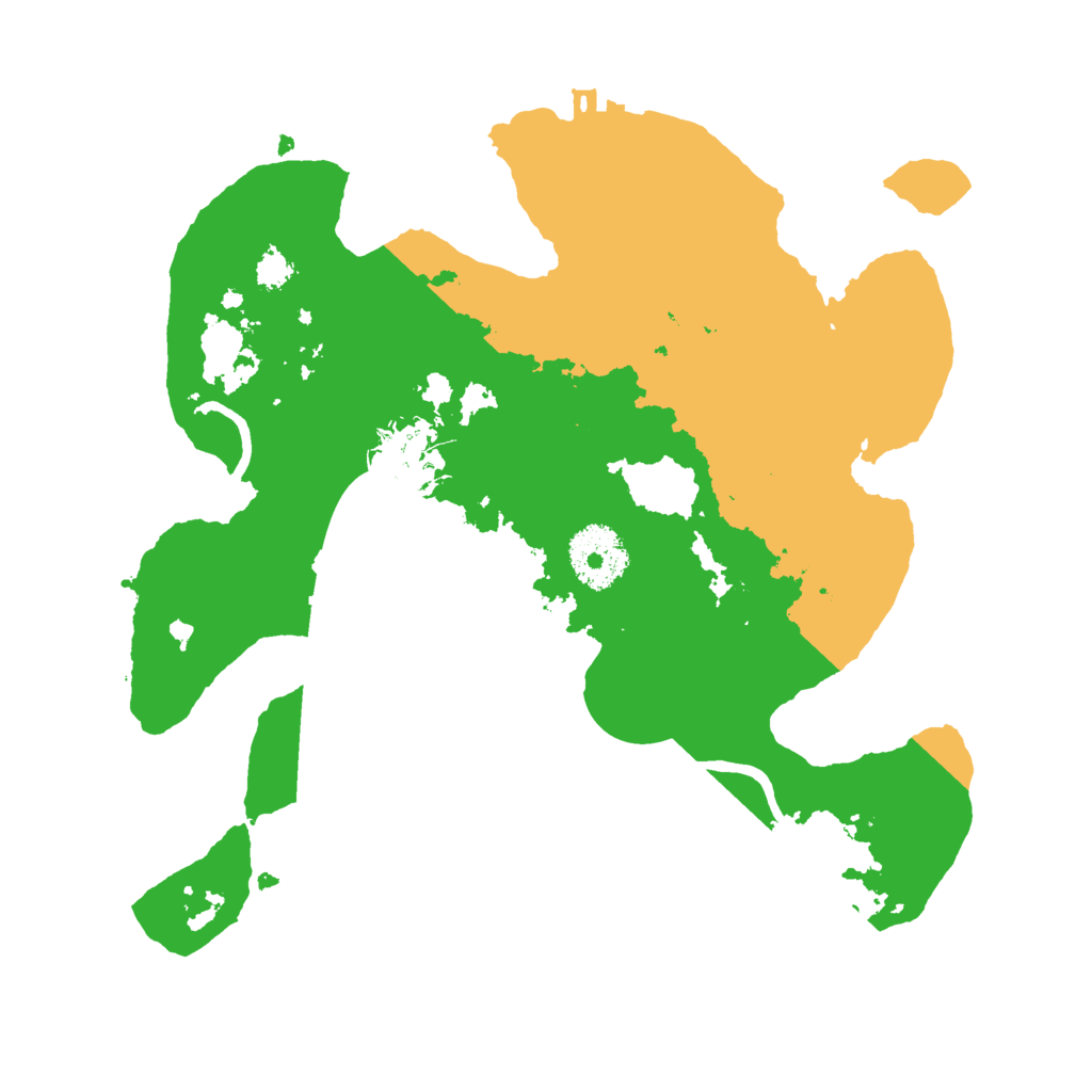 Biome Rust Map: Procedural Map, Size: 2750, Seed: 3574