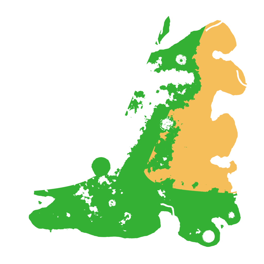 Biome Rust Map: Procedural Map, Size: 3800, Seed: 58322333