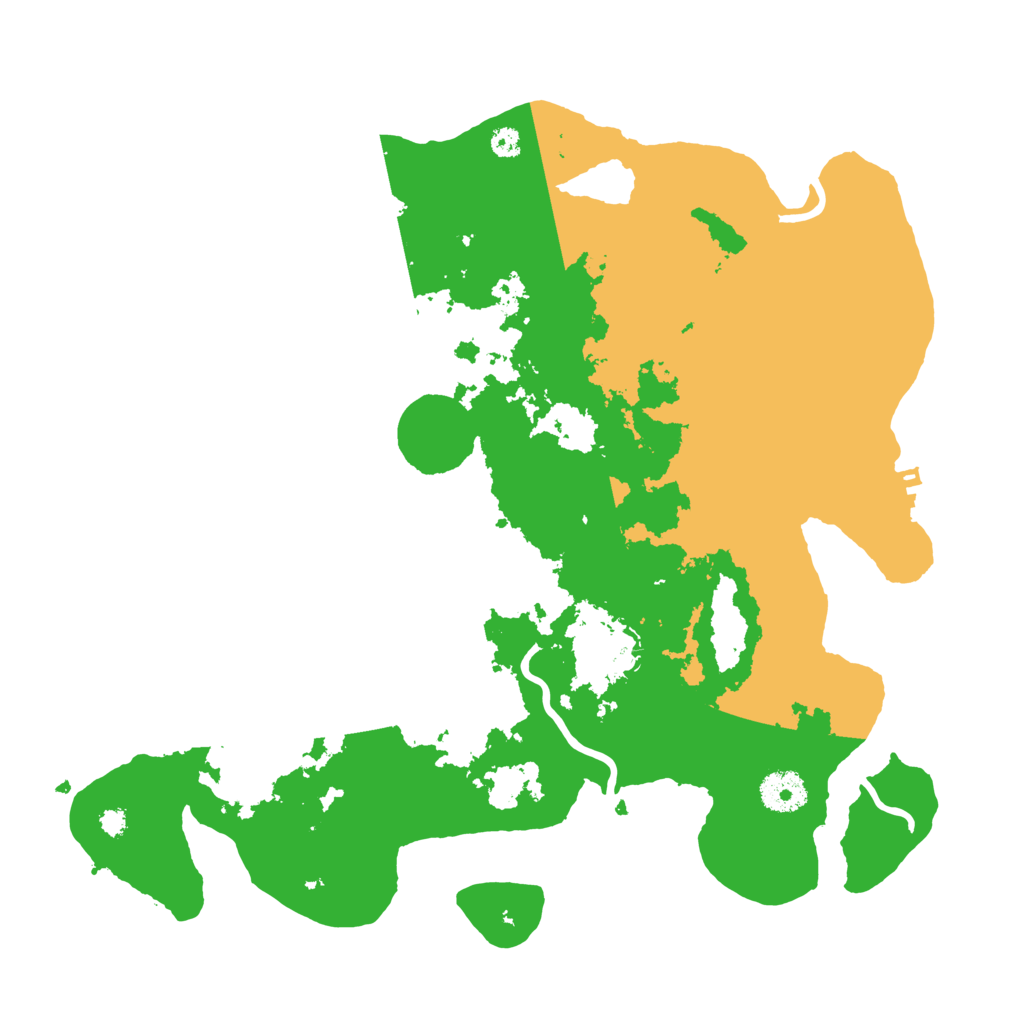 Biome Rust Map: Procedural Map, Size: 3500, Seed: 1472117552