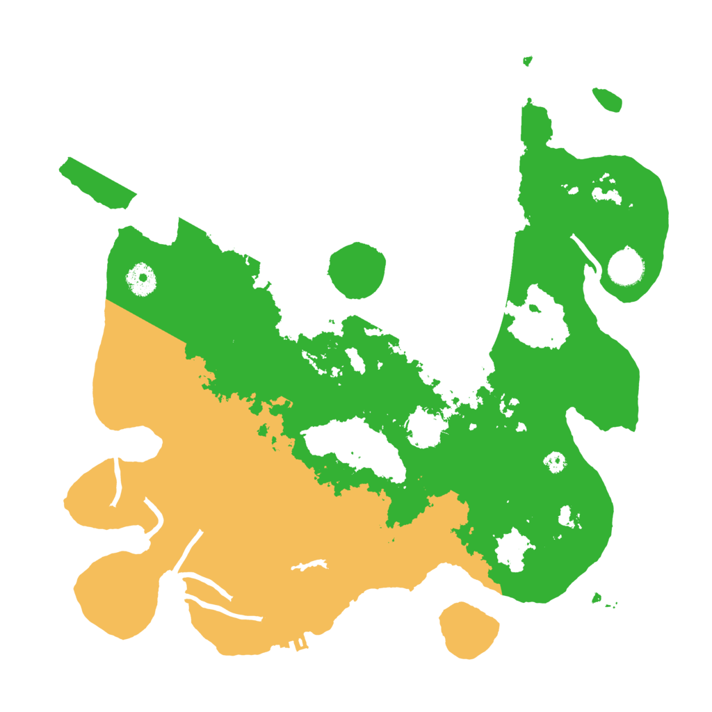 Biome Rust Map: Procedural Map, Size: 3500, Seed: 1158652876