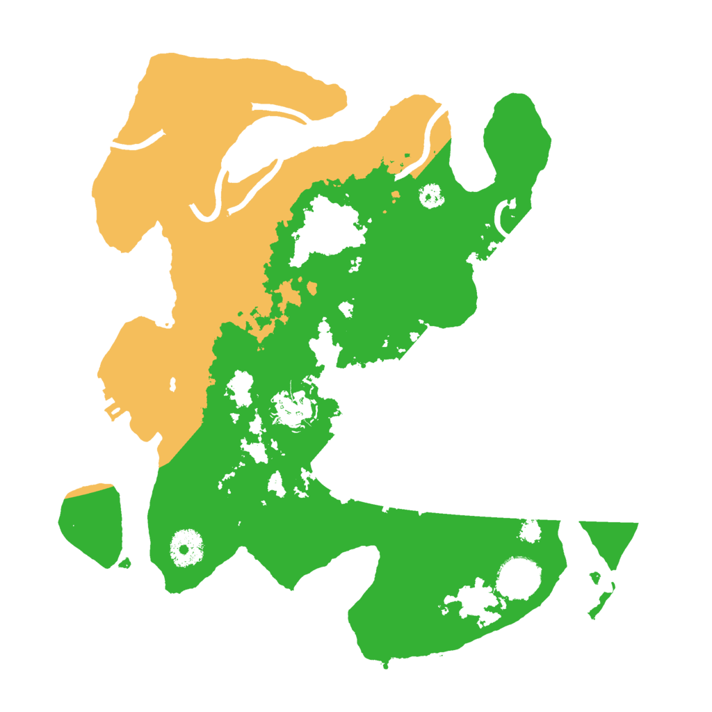 Biome Rust Map: Procedural Map, Size: 3000, Seed: 12518