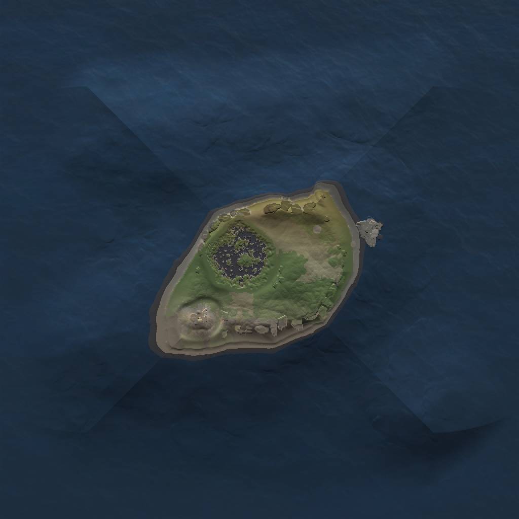 Rust Map: Procedural Map, Size: 1000, Seed: 74569852, 3 Monuments