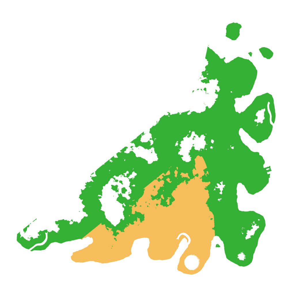 Biome Rust Map: Procedural Map, Size: 3500, Seed: 1696076276