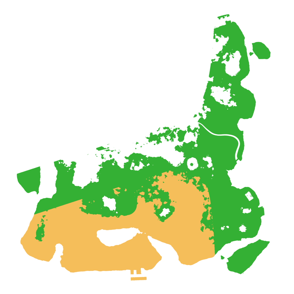 Biome Rust Map: Procedural Map, Size: 3750, Seed: 850000