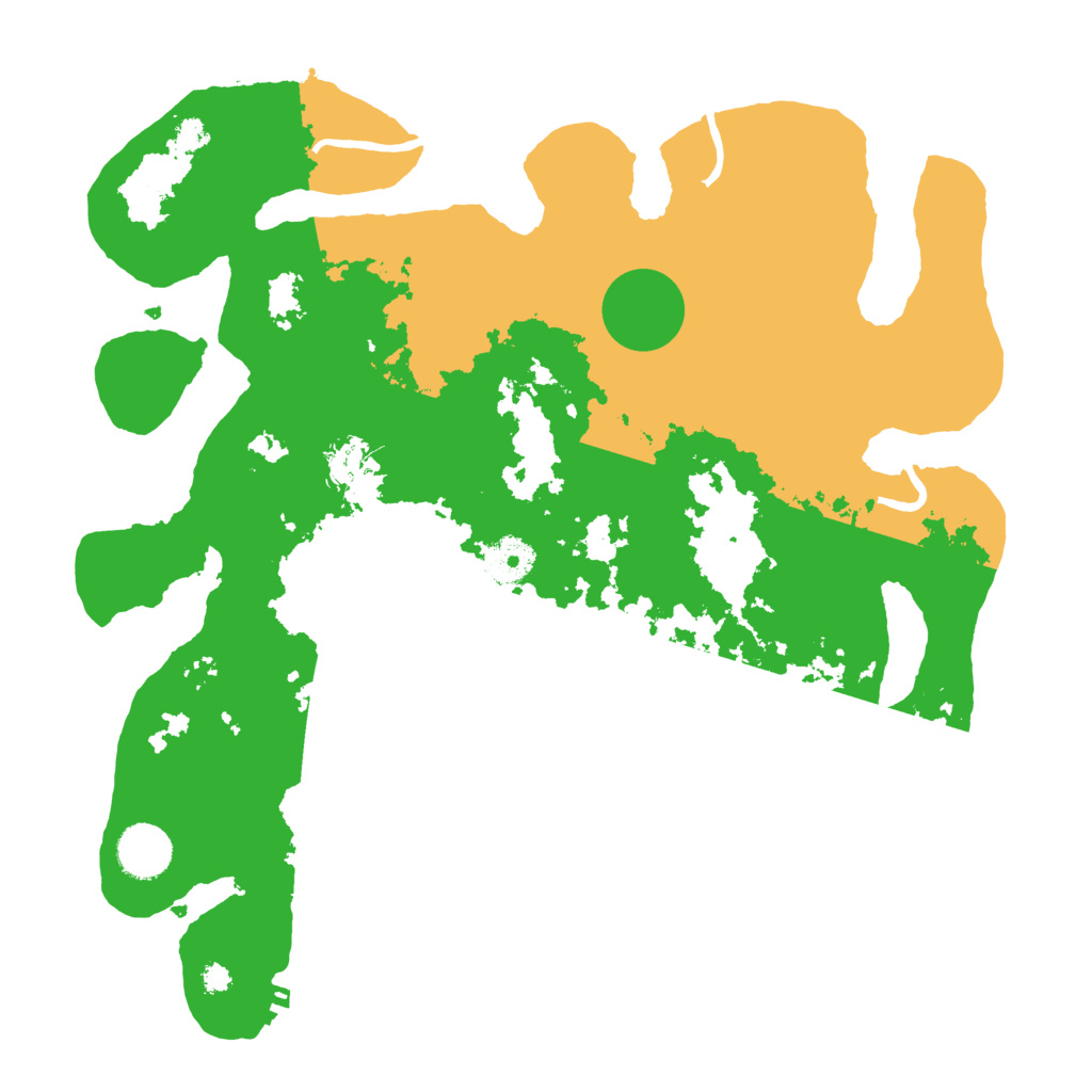 Biome Rust Map: Procedural Map, Size: 3500, Seed: 28711844