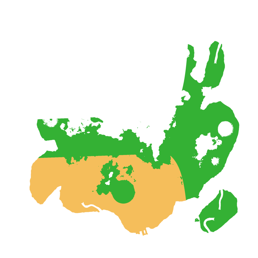 Biome Rust Map: Procedural Map, Size: 3000, Seed: 925111