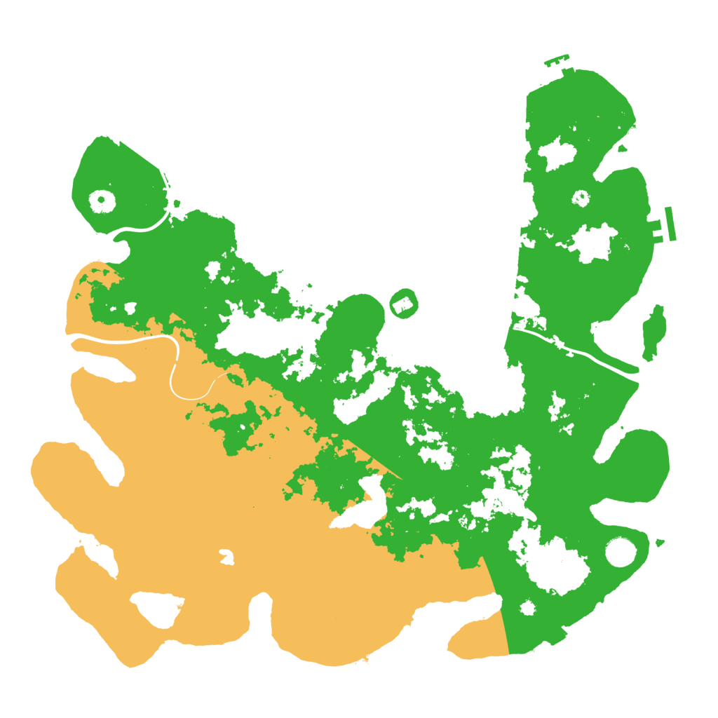 Biome Rust Map: Procedural Map, Size: 4250, Seed: 1980166297