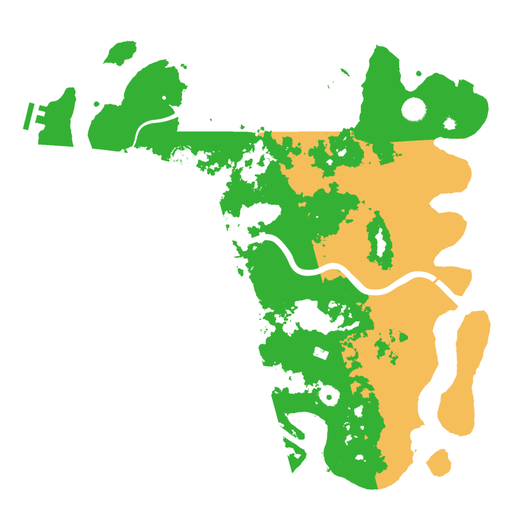 Biome Rust Map: Procedural Map, Size: 3893, Seed: 3995