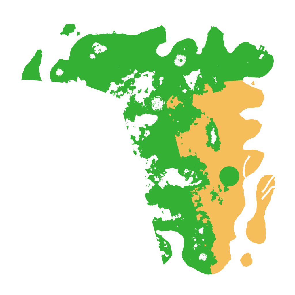 Biome Rust Map: Procedural Map, Size: 3893, Seed: 3995