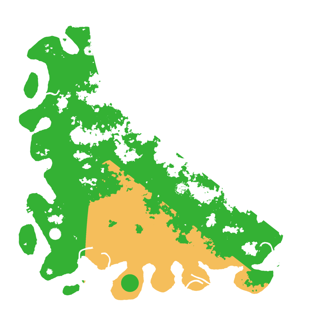 Biome Rust Map: Procedural Map, Size: 4700, Seed: 91563