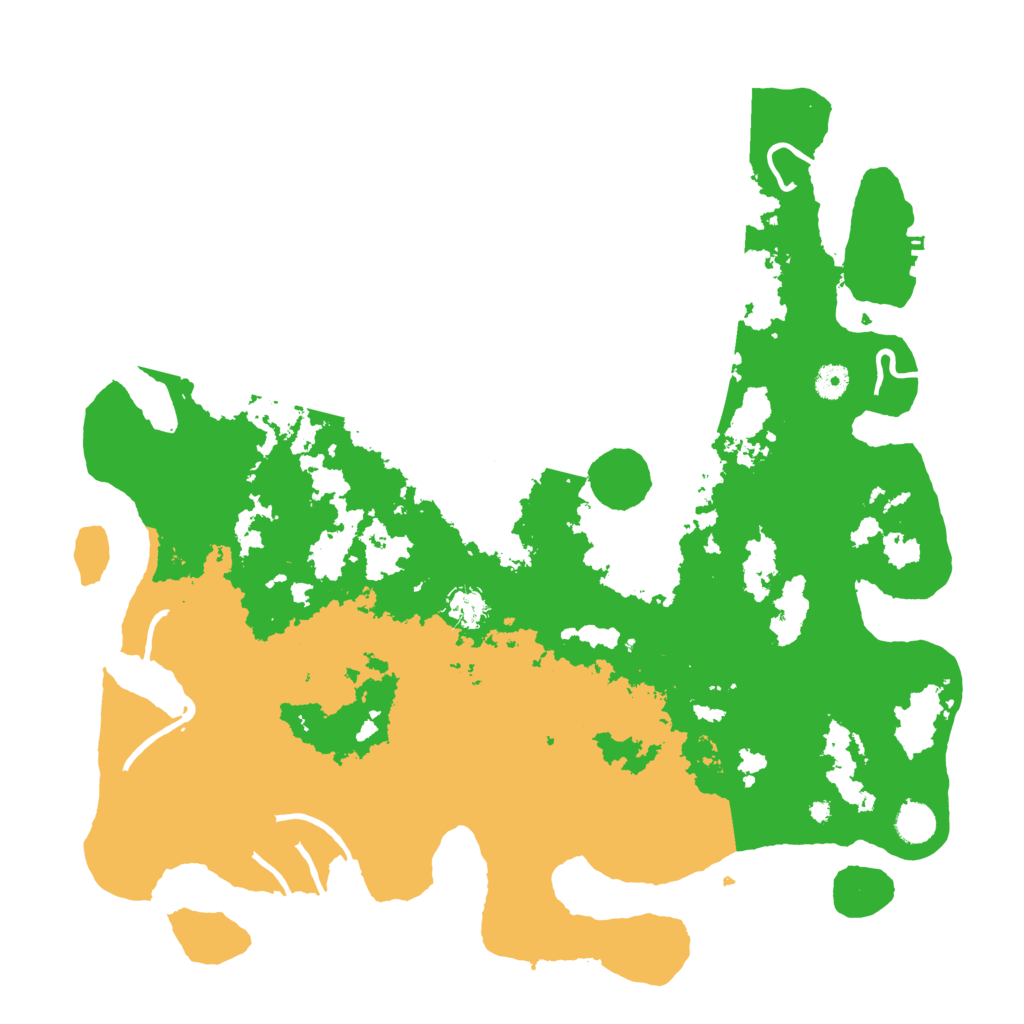 Biome Rust Map: Procedural Map, Size: 4500, Seed: 31122