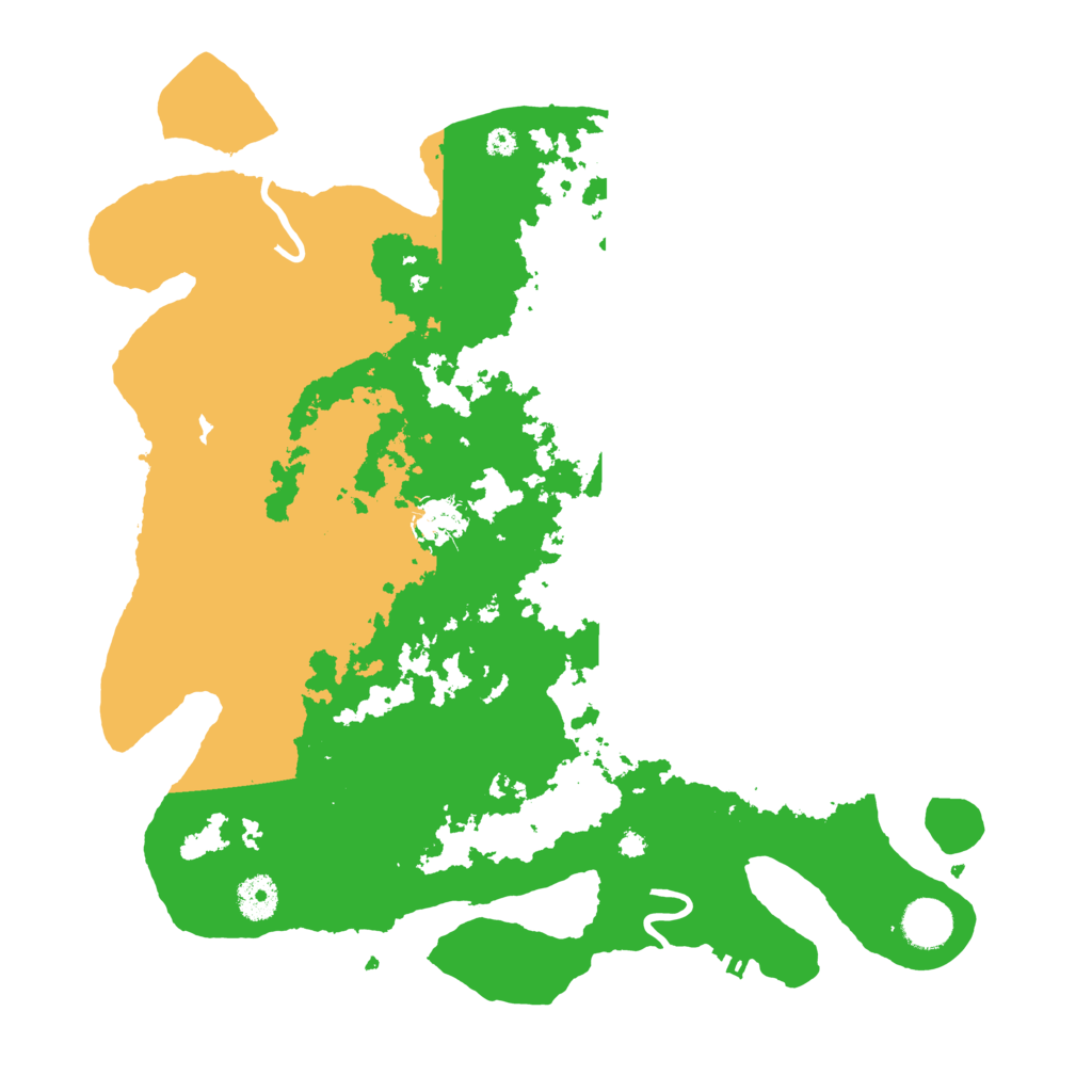 Biome Rust Map: Procedural Map, Size: 3800, Seed: 683992