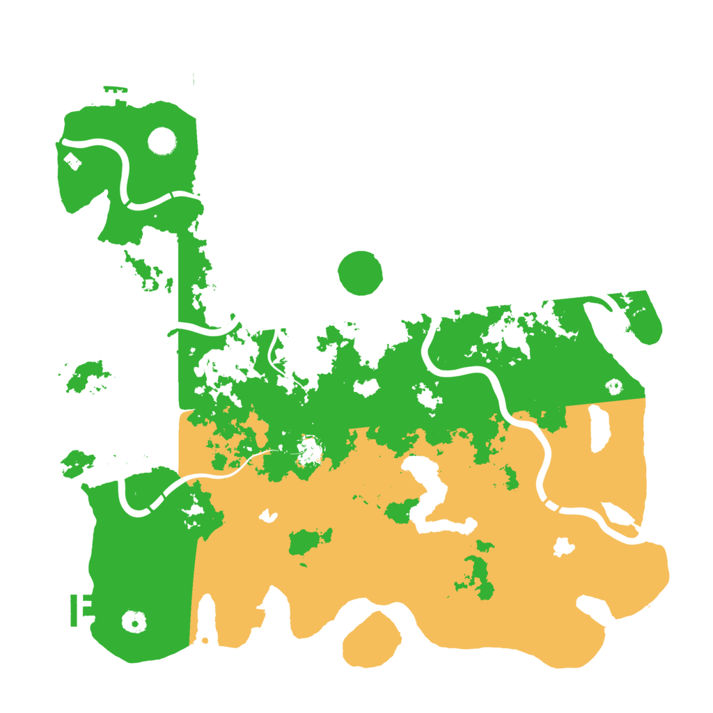 Biome Rust Map: Procedural Map, Size: 4500, Seed: 1805894779