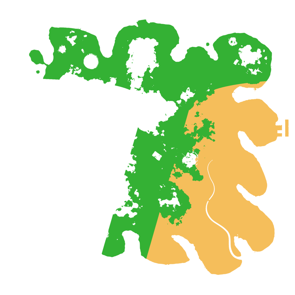 Biome Rust Map: Procedural Map, Size: 3500, Seed: 20221111