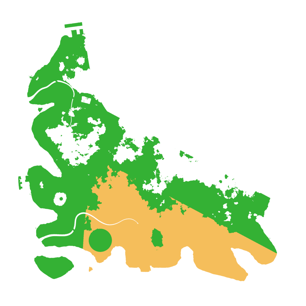 Biome Rust Map: Procedural Map, Size: 3500, Seed: 512978888