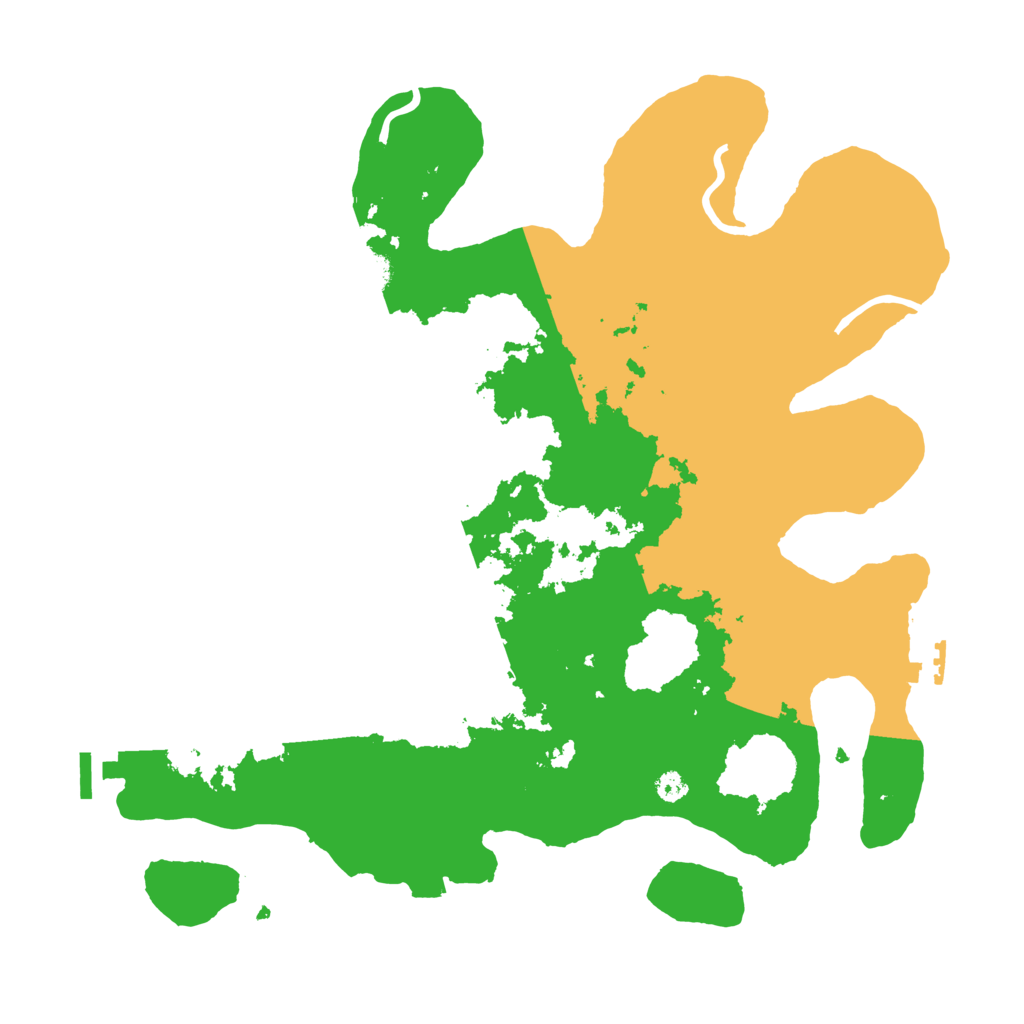 Biome Rust Map: Procedural Map, Size: 3500, Seed: 724175956