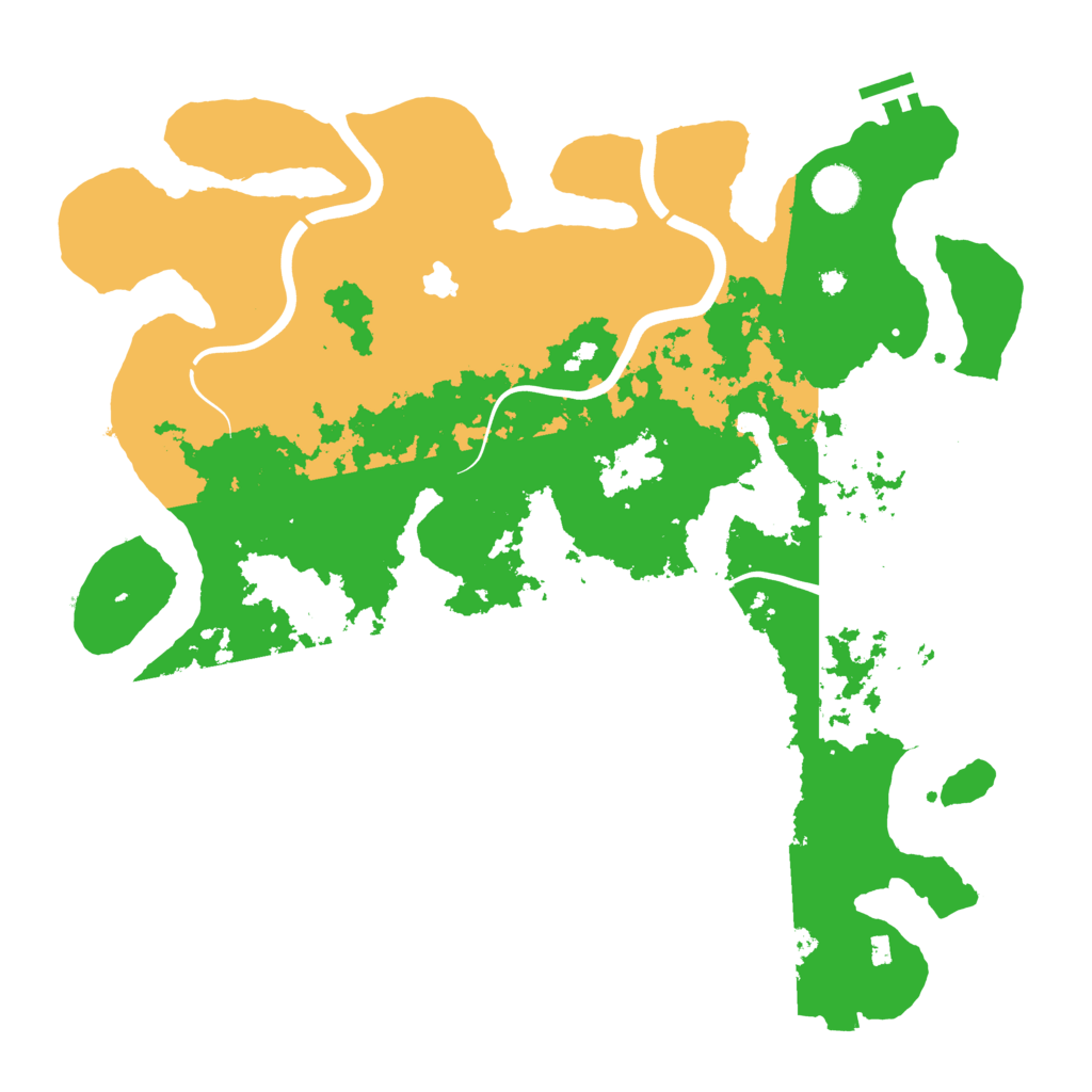Biome Rust Map: Procedural Map, Size: 4000, Seed: 2058915535