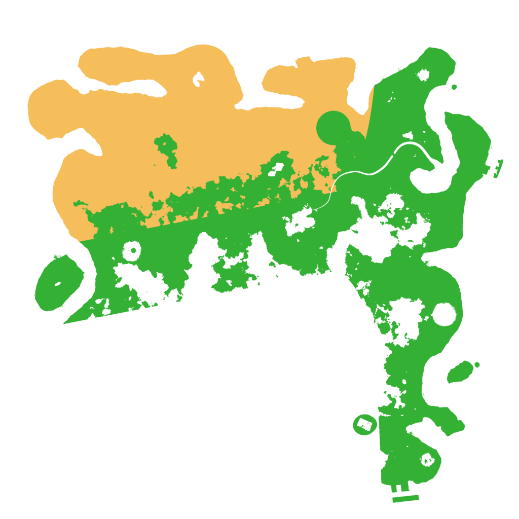 Biome Rust Map: Procedural Map, Size: 4000, Seed: 2058915535