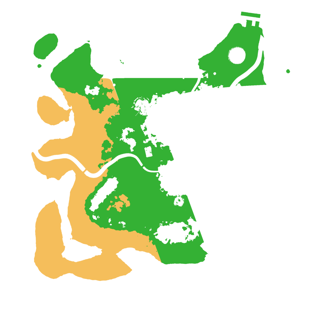 Biome Rust Map: Procedural Map, Size: 3250, Seed: 1436227158