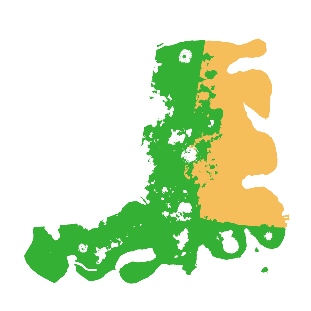 Biome Rust Map: Procedural Map, Size: 3500, Seed: 39604482
