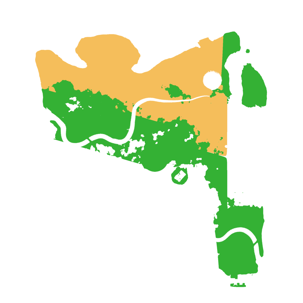 Biome Rust Map: Procedural Map, Size: 3000, Seed: 26273528